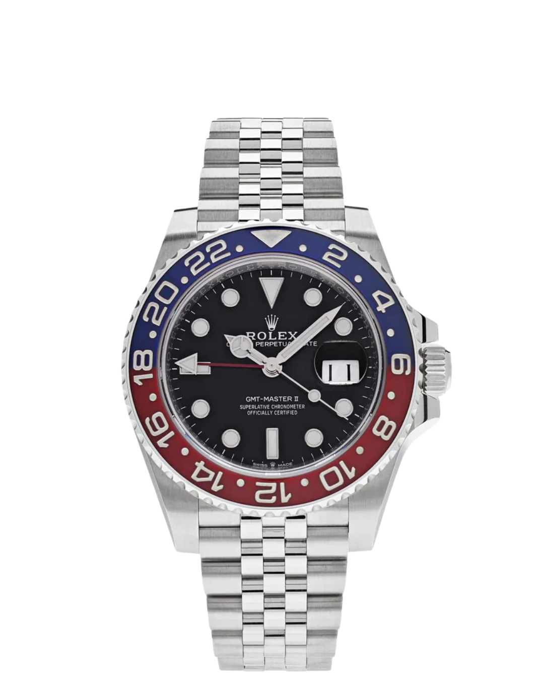 GMT Master II 126710 Pepsi 40mm jubilee oyster
