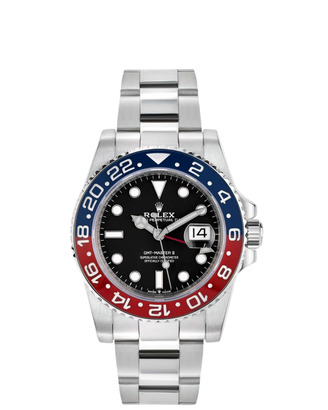 GMT Master II 126710 Pepsi 40mm jubilee oyster