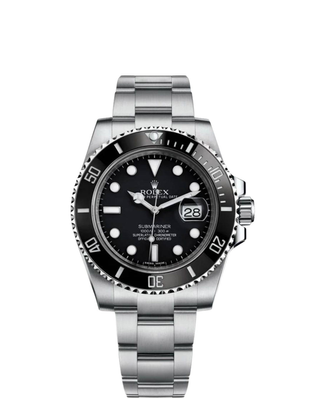 Submariner 40.41mm 116610LN 904L Ceramic Black Dial SS Bracelet