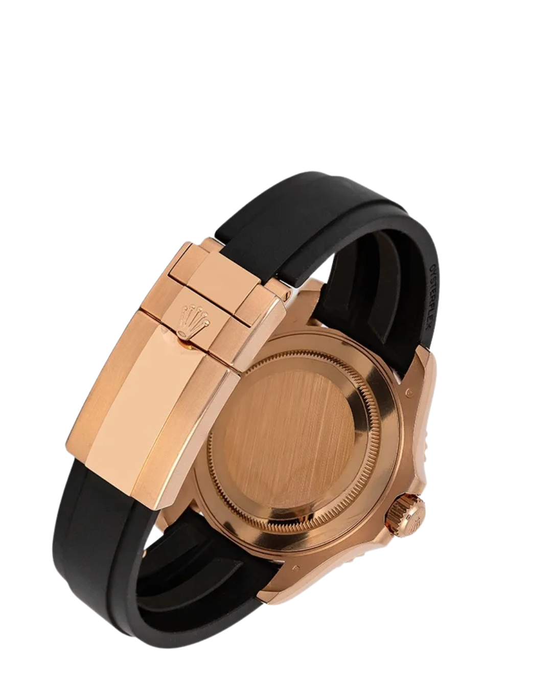 Yacht-Master 40mm 116655 RG Ceramic Black Dial Oysterflex Strap