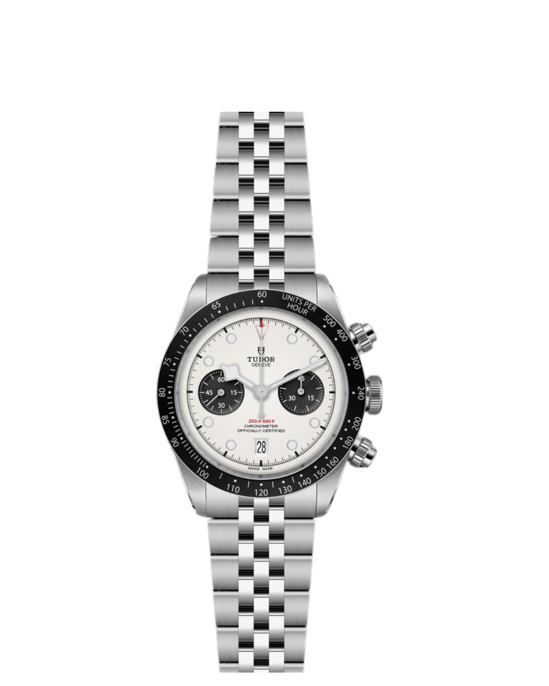 Tudor Black Bay Chrono 316L 41mm SS/SS white Dial