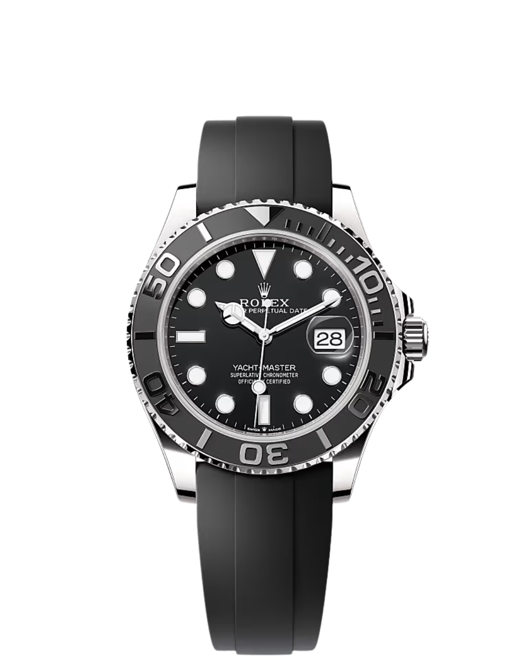 Yacht-Master 42mm 226659 Ceramic Black Dial Oysterflex Strap