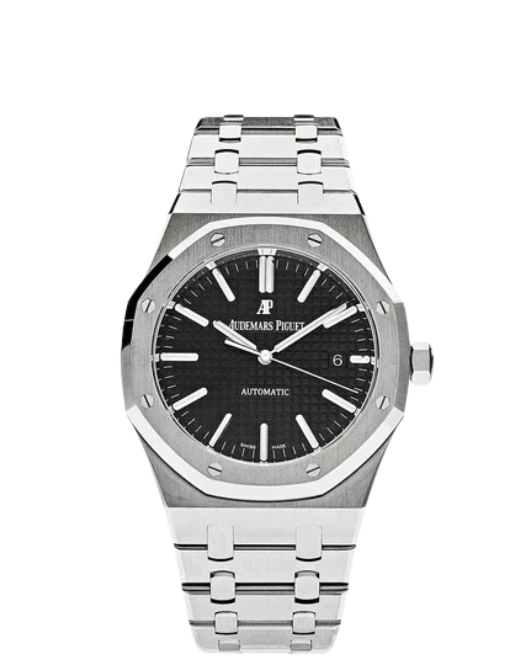 AP Royal Oak 41mm 15400 Black Dial SS Bracelet