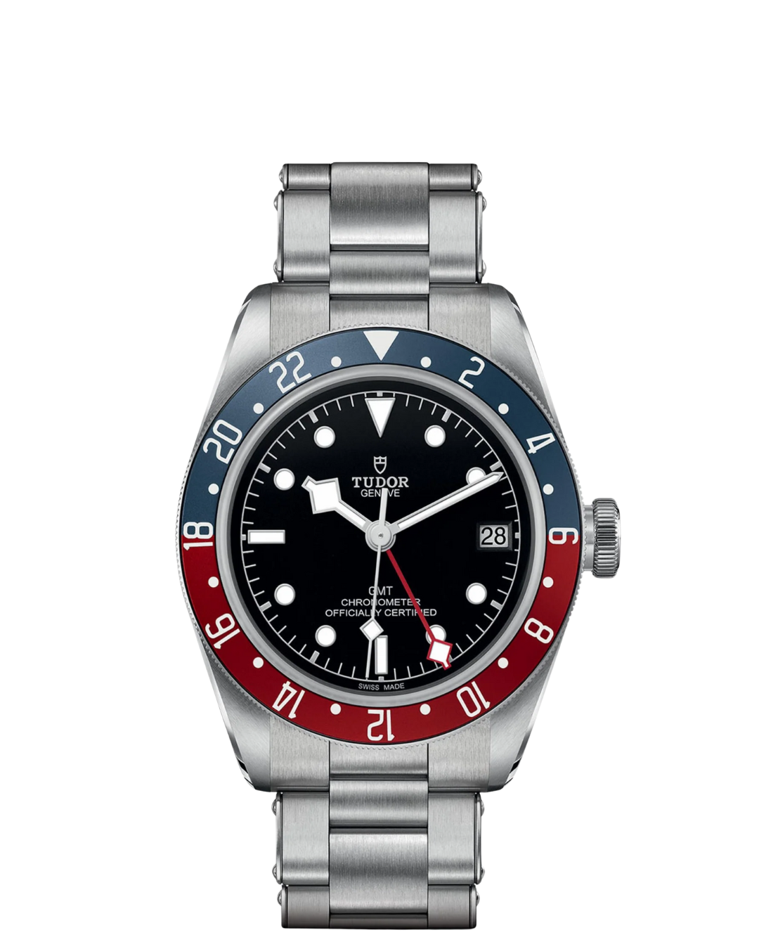 Black Bay GMT 41mm Blue/Red Bezel Black Dial SS Bracelet
